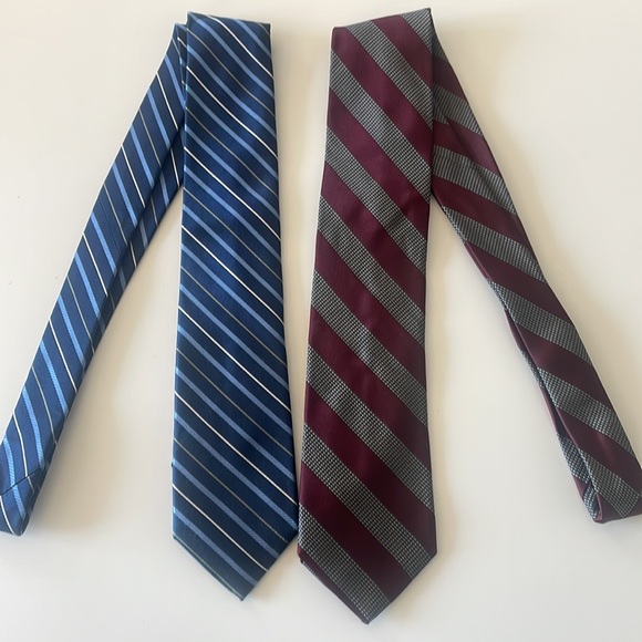 Joseph by Jos. A. Bank Striped Tie 100% Silk Bundle - Picture 3 of 7